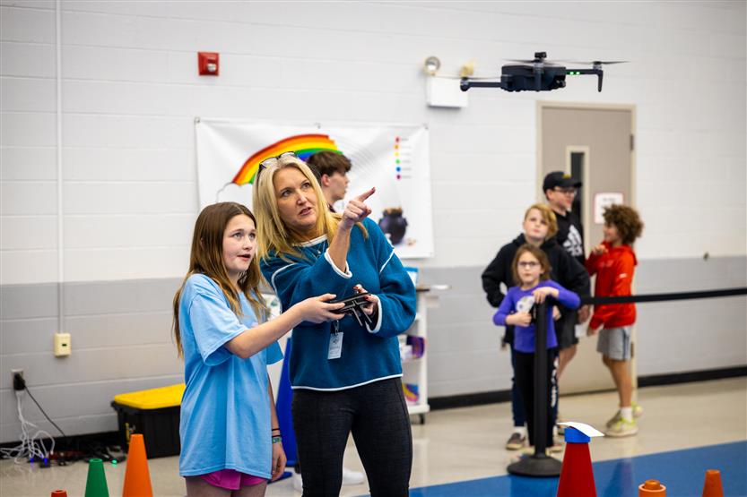 Students enjoy Crockett Elementary's STREAM Night